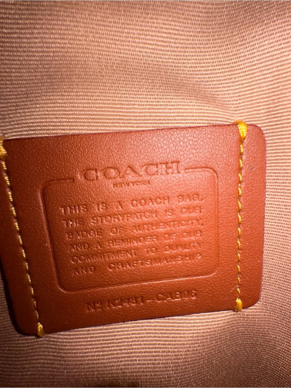 COACH White Heart Cherry Crossbody Bag with Red Accents